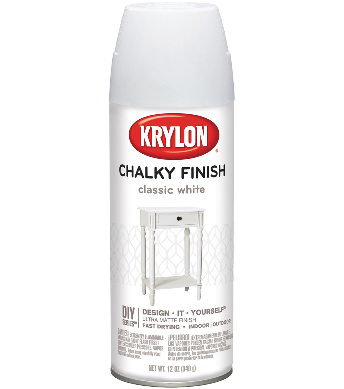 Chalky Finish Aerosol Spray Paint 12oz