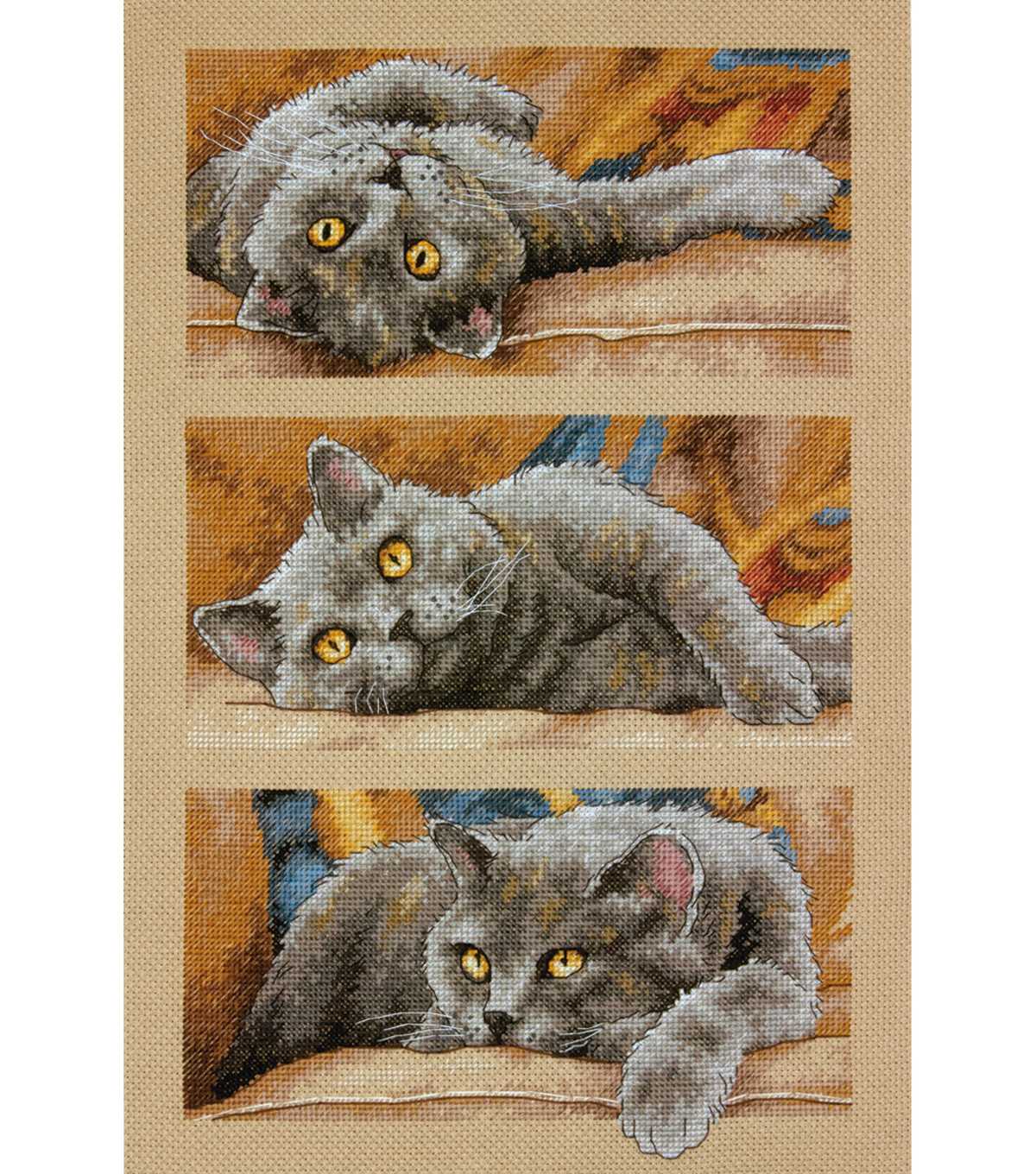 Max The Cat Counted Cross Stitch Kit-10"X15" 14 Count | JOANN