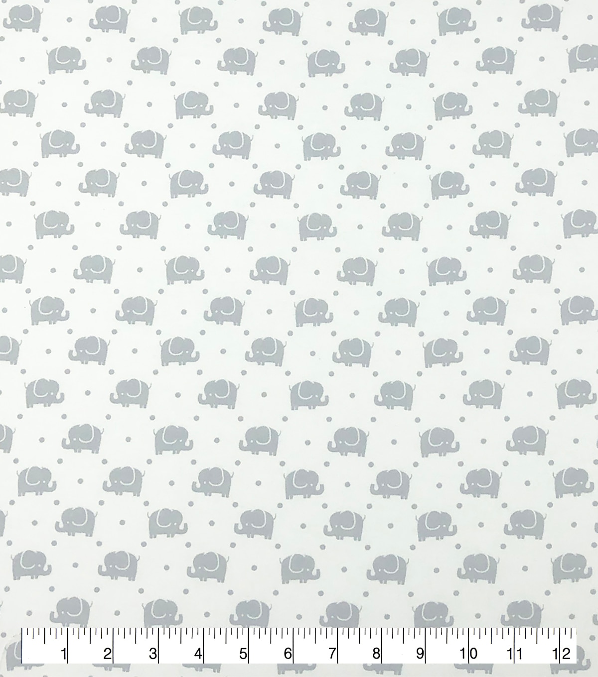 Super Snuggle Flannel Fabric-Mini Elephants | JOANN