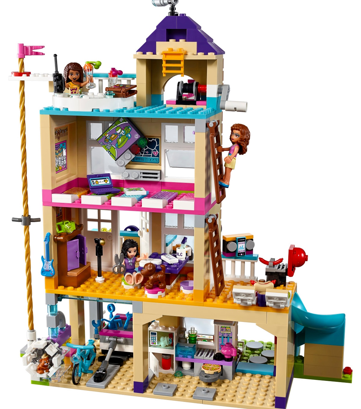 lego friends converted fire station