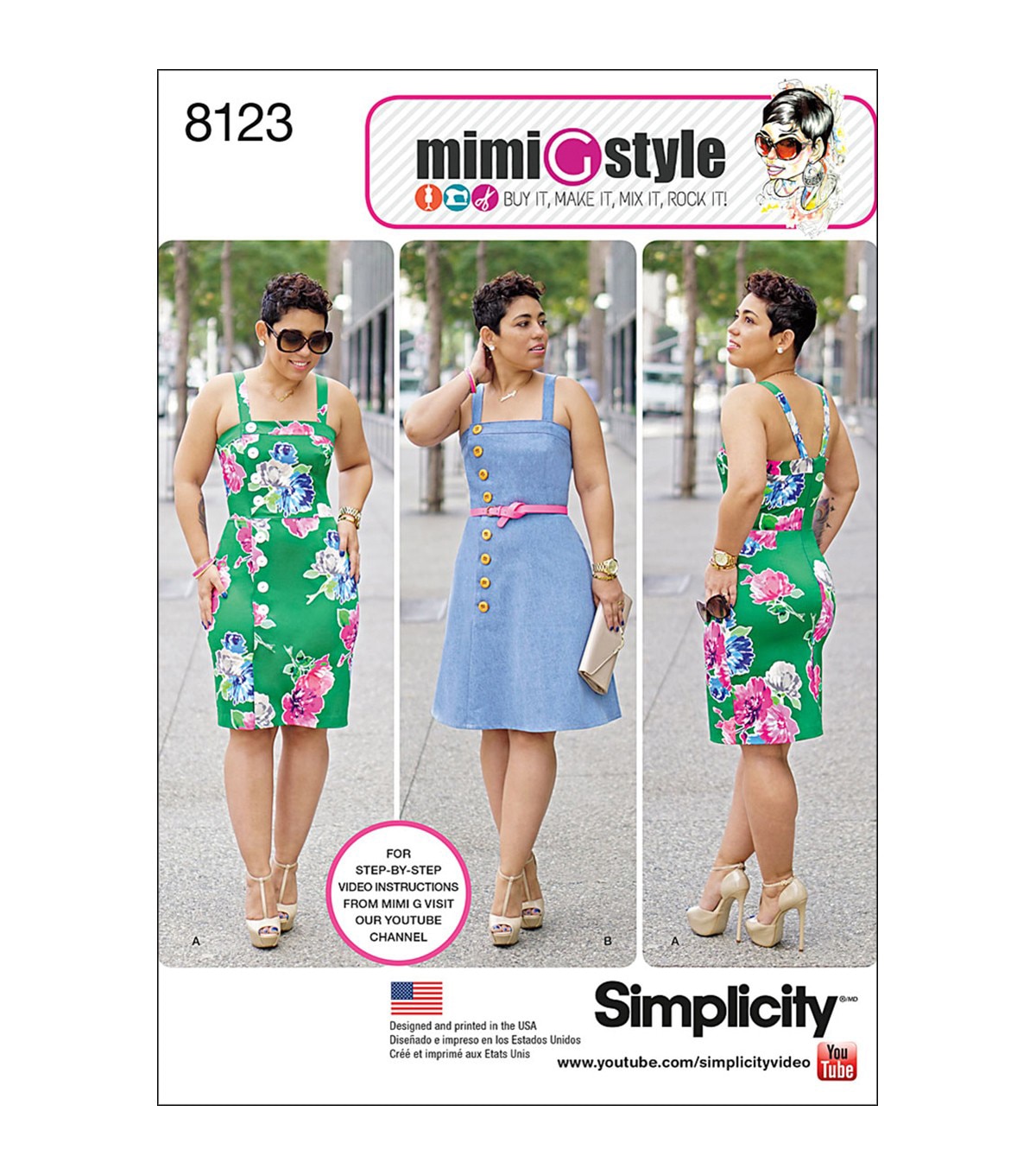 Simplicity Pattern 8123 Misses And Plus Size Mimi G Style Dresses Joann