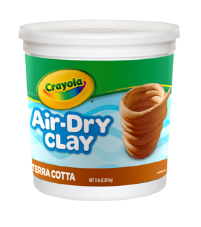 crayola terra cotta air dry clay 5lb joann