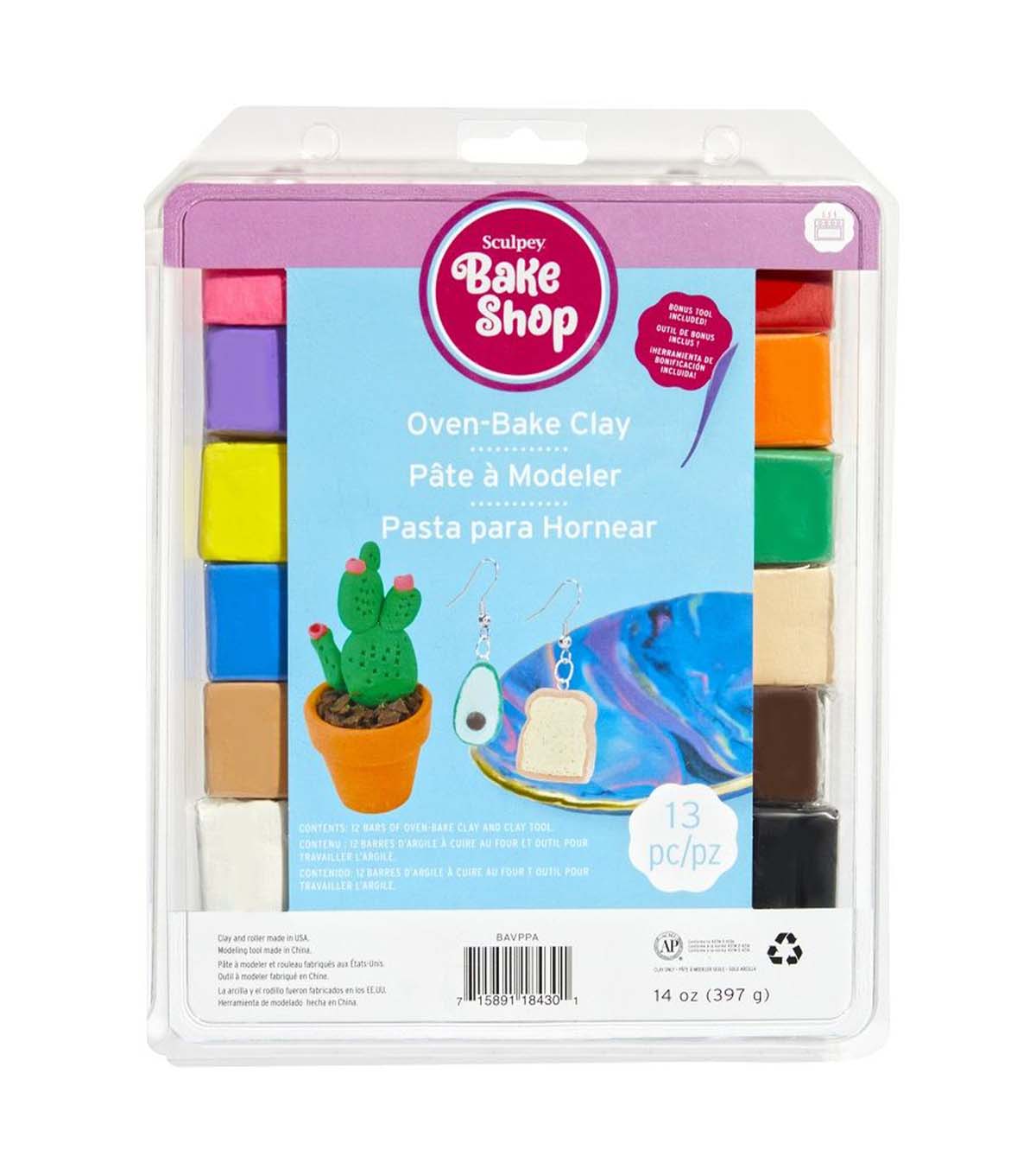 Sculpey Bake Shop Variety Pack 12//PK