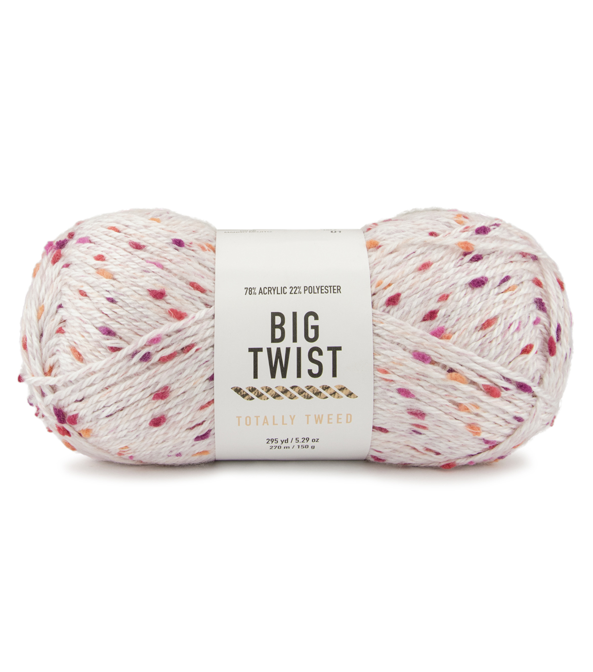 Totally Tweed 295yds Worsted Acrylic Blend Yarn by Big Twist