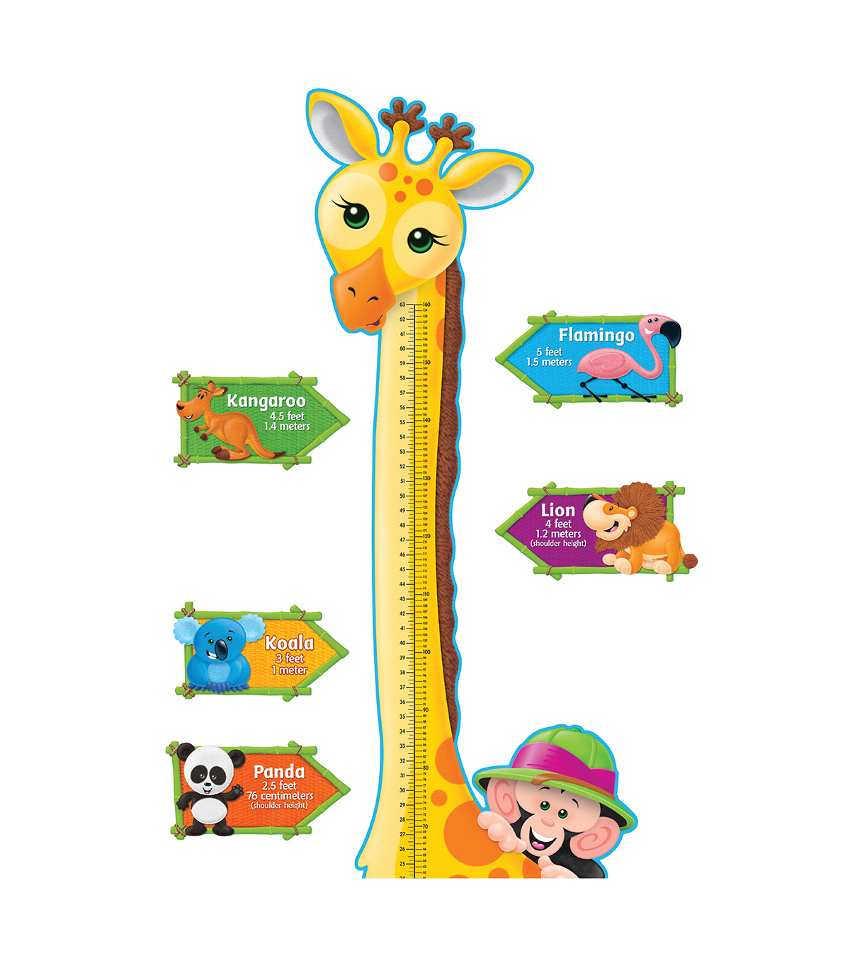 7 Pcs Kids Height Growth Chart Reusable Ruler Template for Painting on Wood Wall Paper with Art Brush//Storage Bag//Ruler 12 x 6 inch 7 Feet Growth Chart Stencil