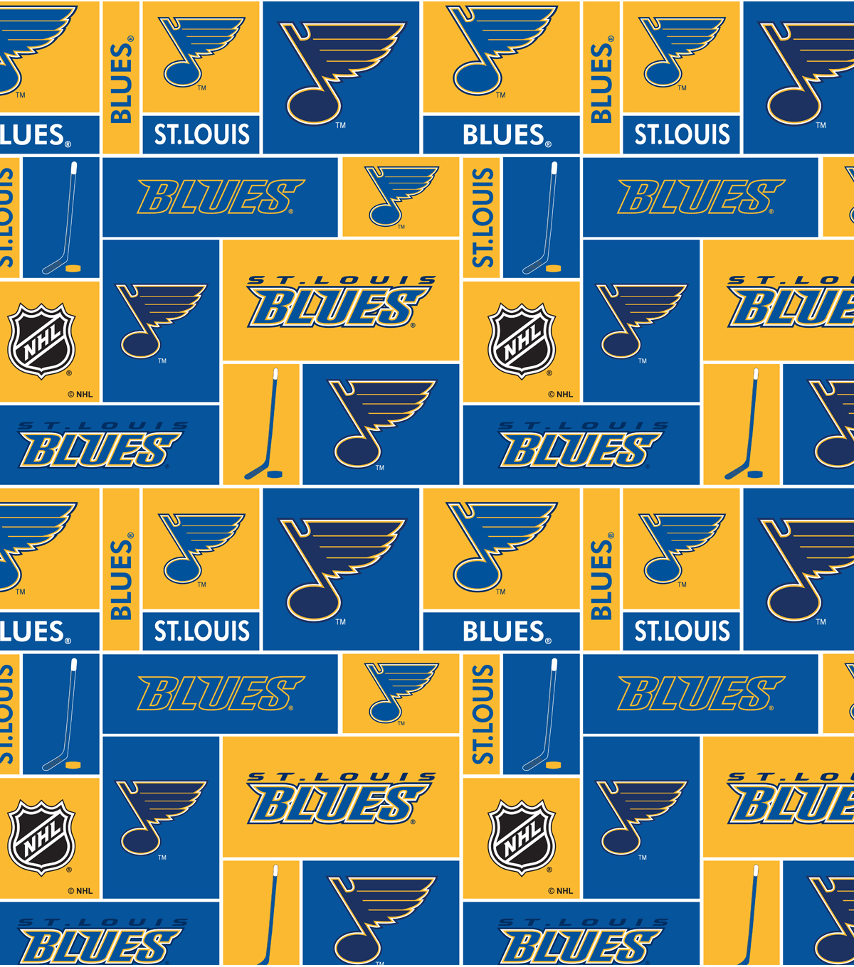 St Louis Blues Fleece Fabric 60 Block Joann St Louis Blues Fleece Fabric 60 U0027 Block