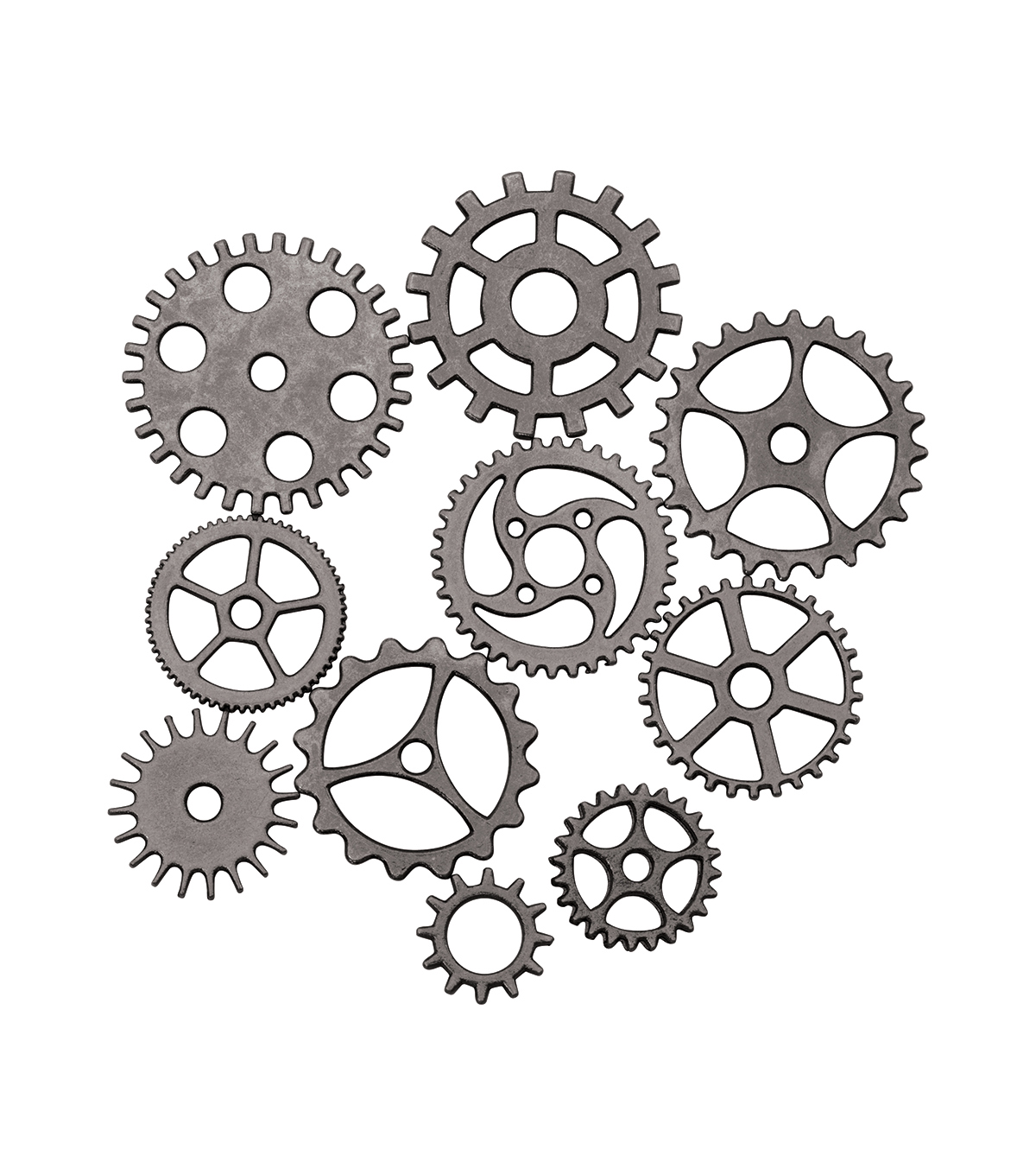 tim holtz assemblage pack of 10 gears cogs charms joann