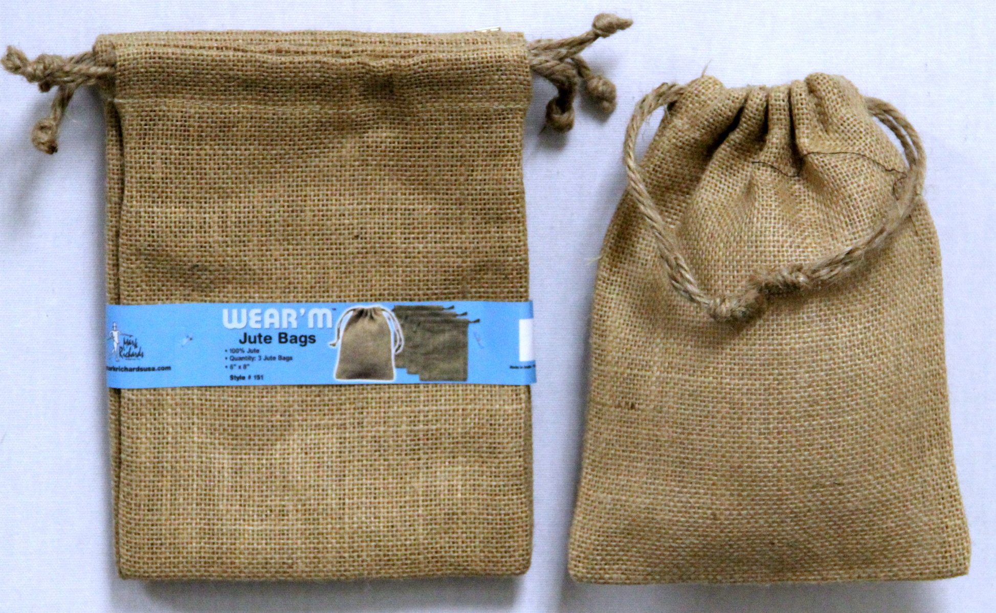 wear m jute drawstring