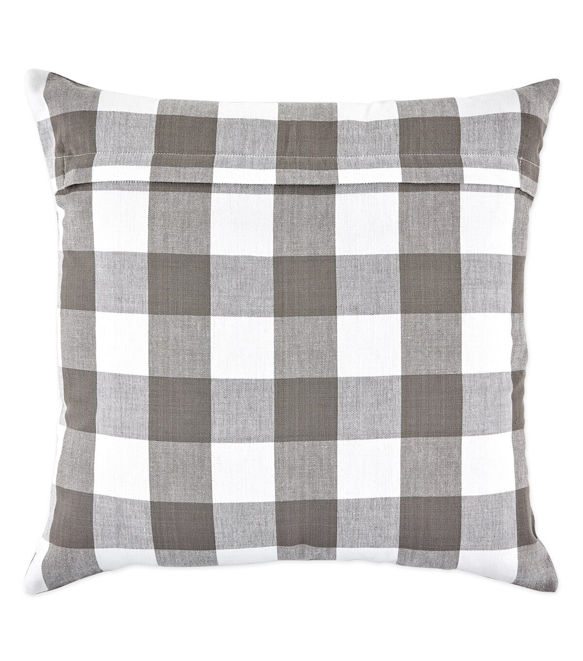Design Imports Buffalo Check Set of 4 Pillow Covers Gray & White | JOANN