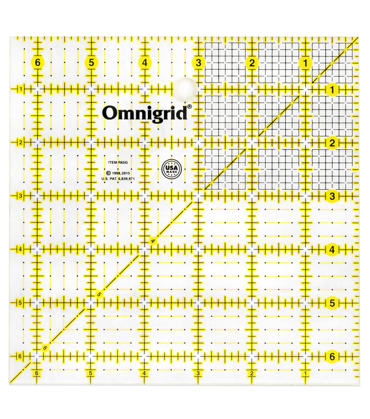 omnigrid quilting ruler 6 1 2x 6 1 2 joann quilting graph paper