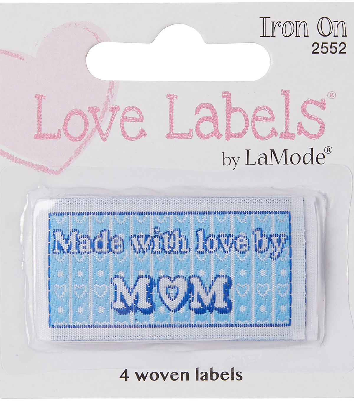 Iron On Sew On Patch Thank You Hand Made With Love Labels Clothes Craft Heart