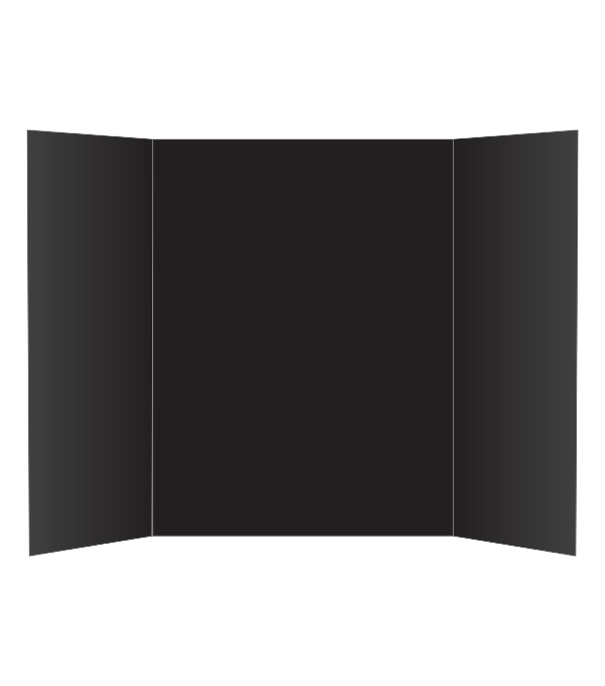 elmer s 36 x48 1 ply corrugated tri fold display board black joann