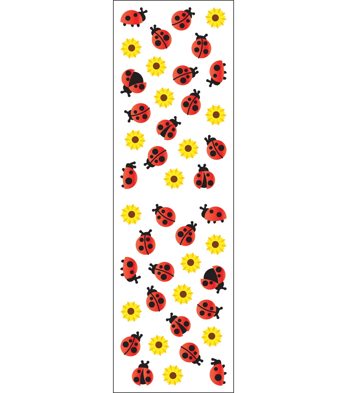 Mrs Grossman Stickers-Ladybugs /& Flowers