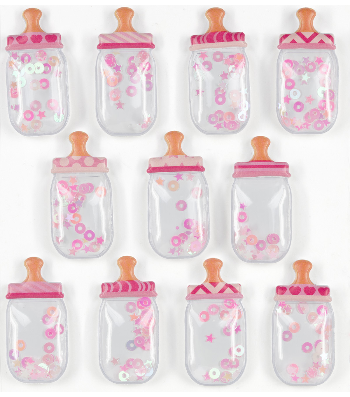 jolee s boutique 11 pack domed repeat stickers baby girl bottle joann