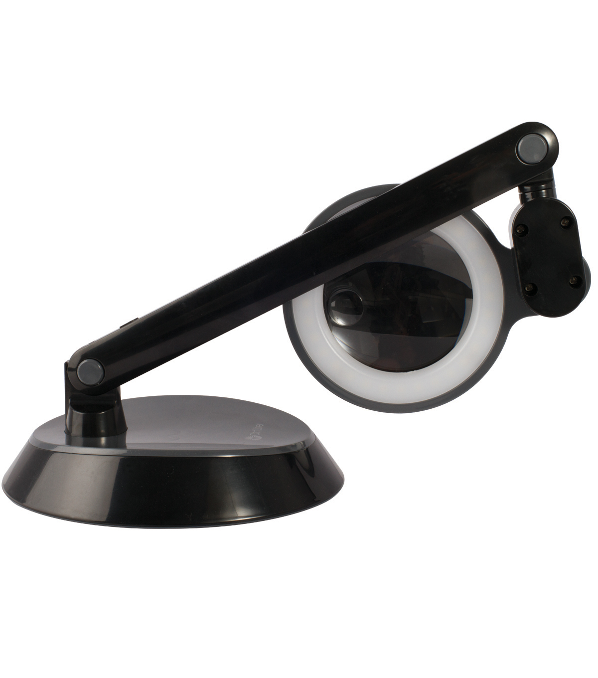Ottlite Space Saving Led Magnifier Desk Lamp Black