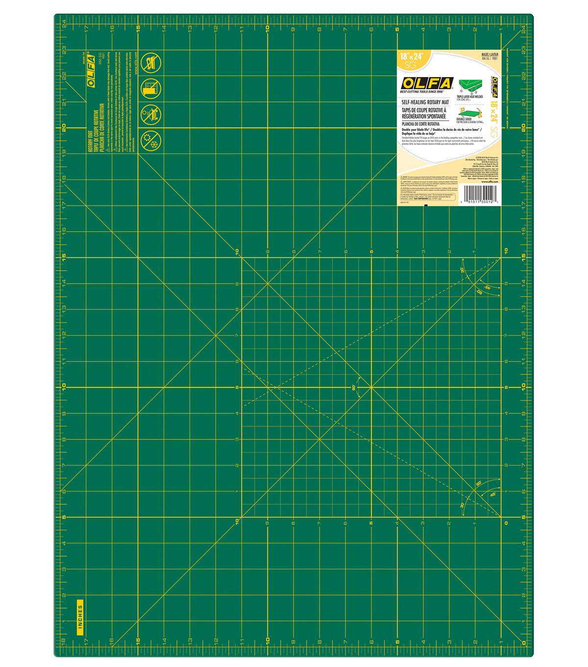 18 x 24 cutting board tan olfa 18x24 grided cutting mat 18 18 x 24 cutting board tan olfa 18x24 grided cutting mat 18