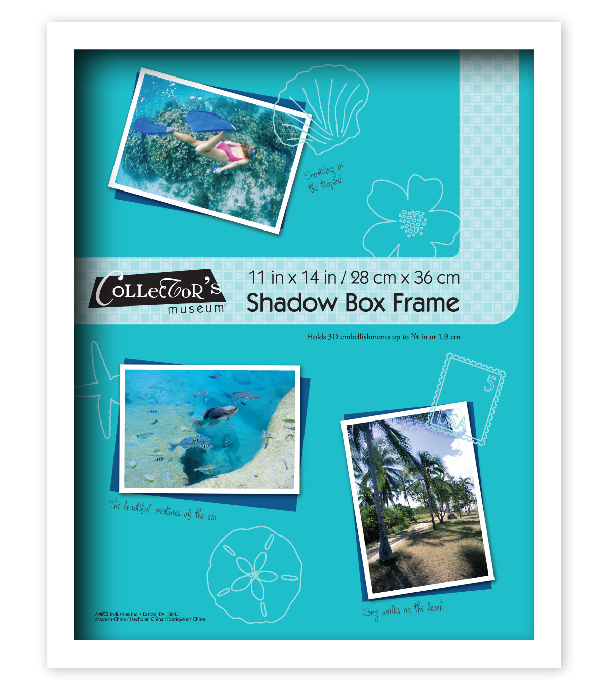 Collector S Museum Omega White Shadow Box Joann Collector U0027s Museum Shadow Box Frame 11 U0027 U0027x14