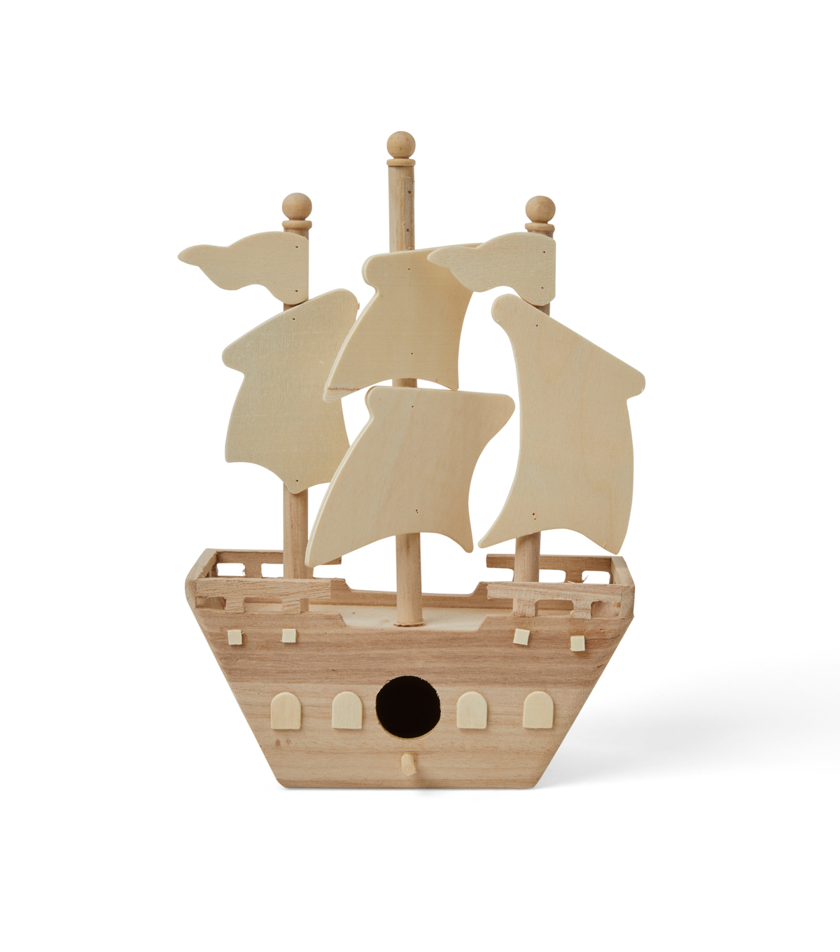 Large Pirate Ship Birdhouse