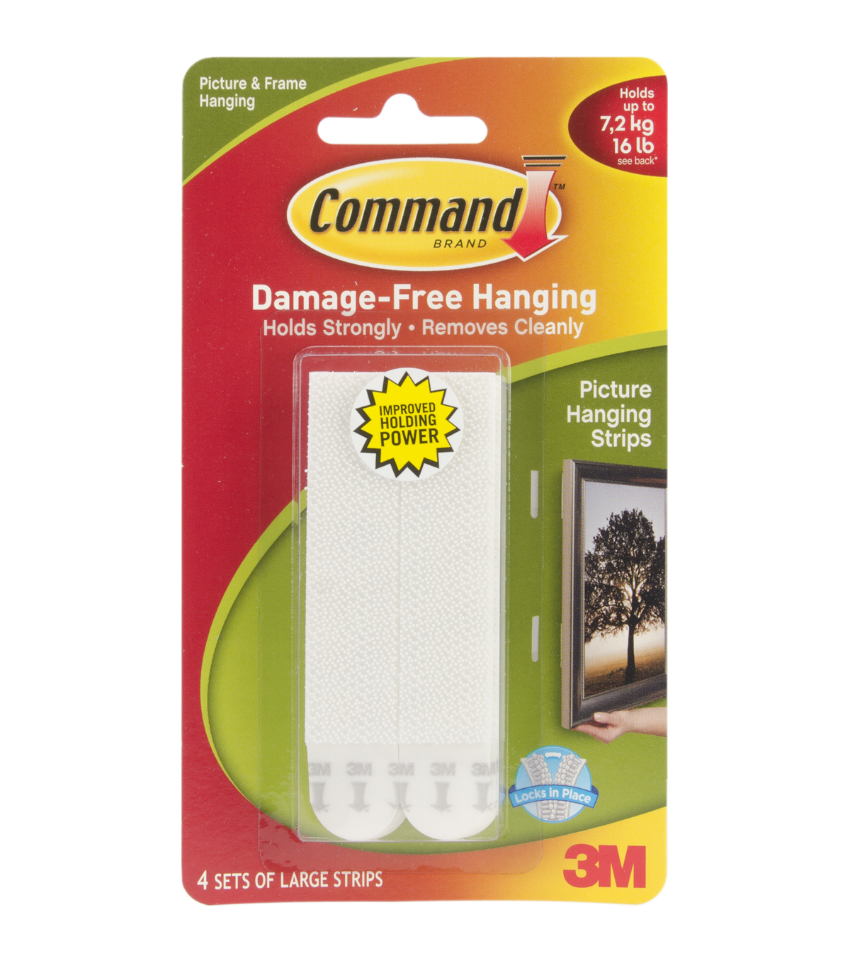 3m Command 4ct Large Picture Hanging Strips White Joann 3m Command 4ct Large Picture Hanging Strips White
