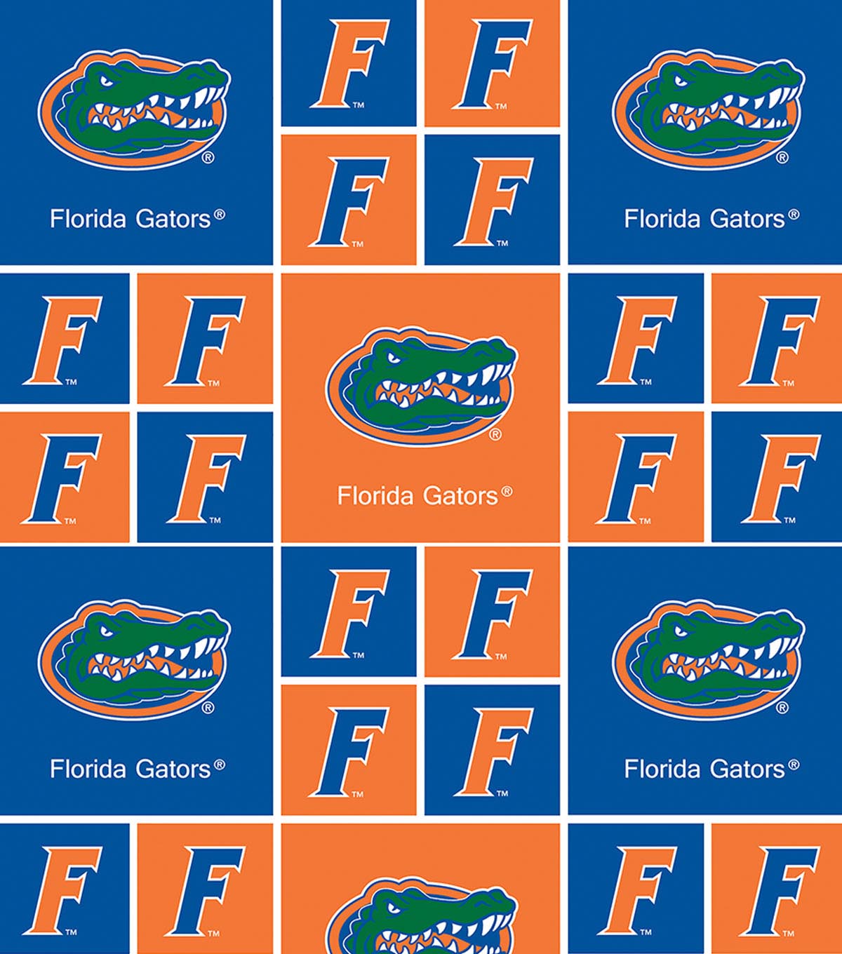 university of florida gators cotton fabric 43 block joann