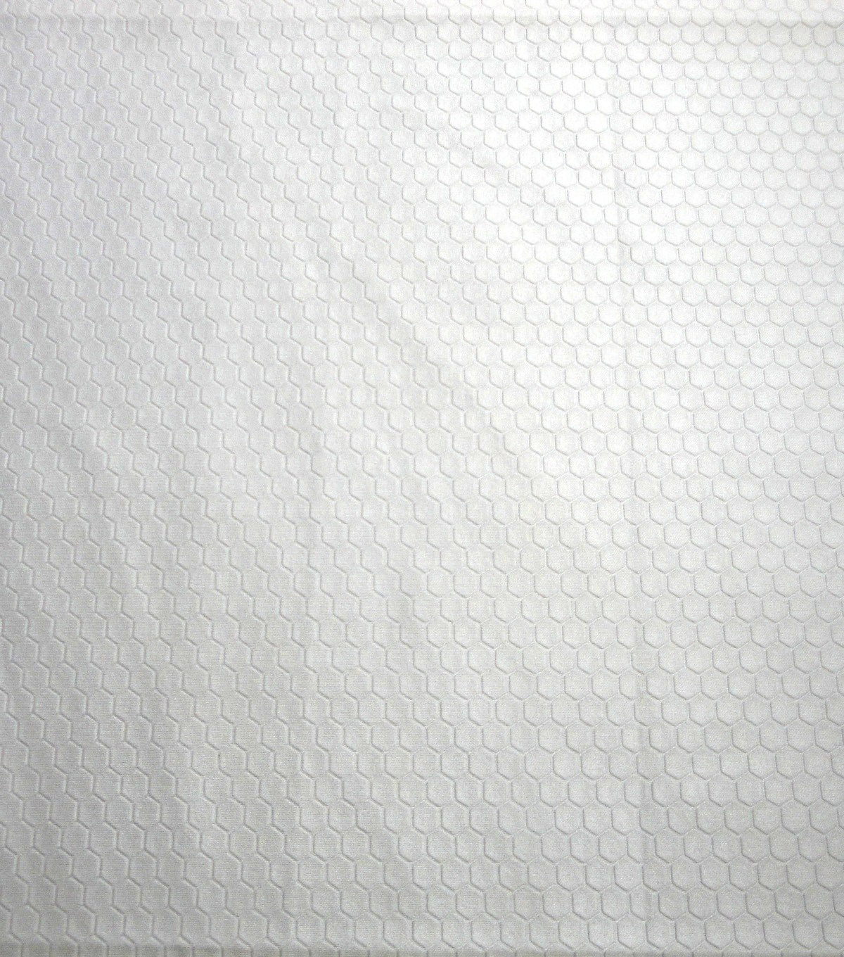 white scuba knit fabric