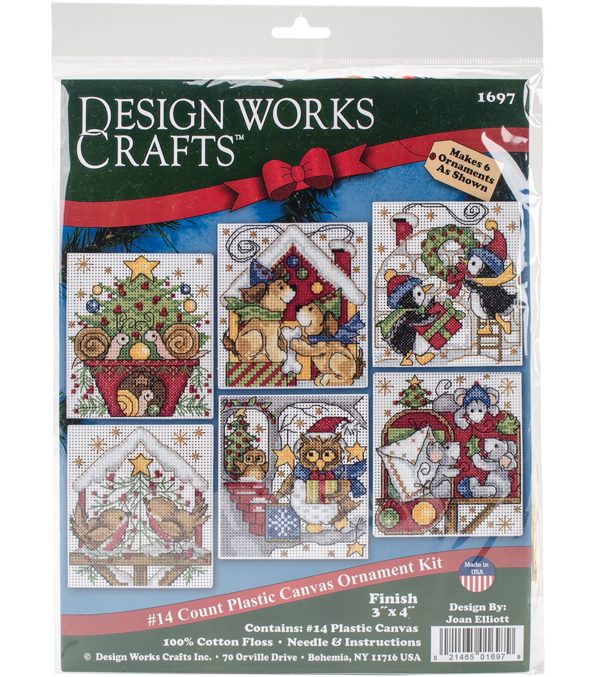 Design Works Counted Cross Stitch Ornament Kit-Home for Christmas | JOANN