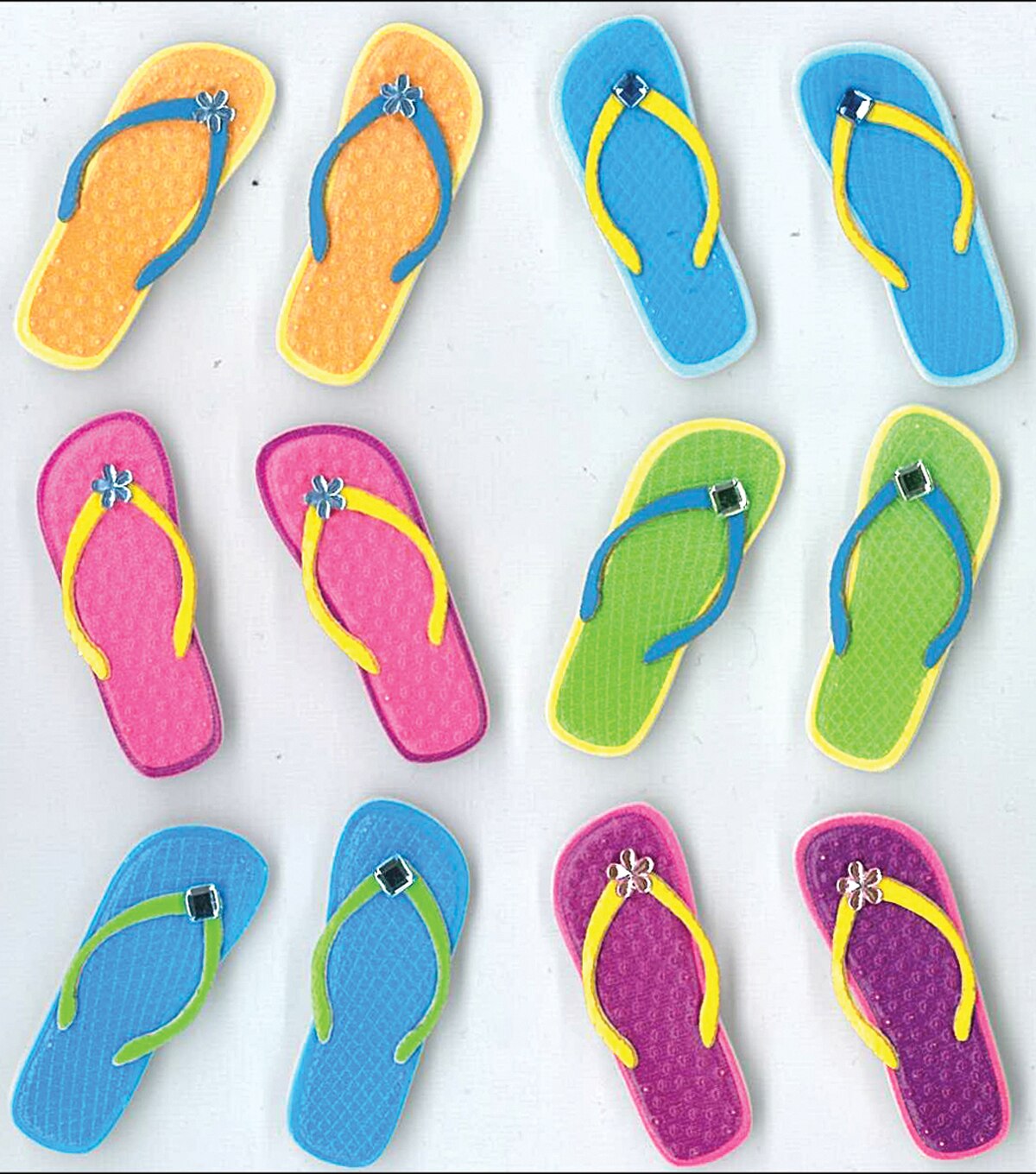 Jolee's Cabochons Stickers-Flip Flops | JOANN