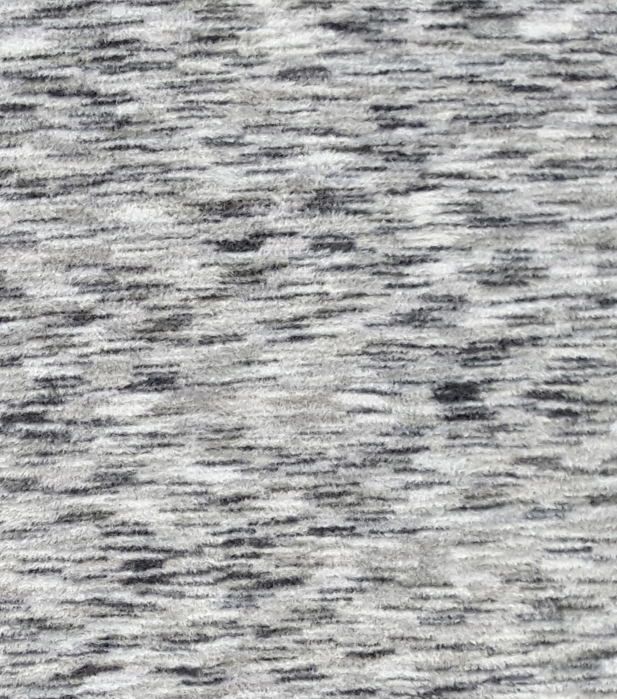 Luxe Fleece Fabric -Grey Space Dye | JOANN