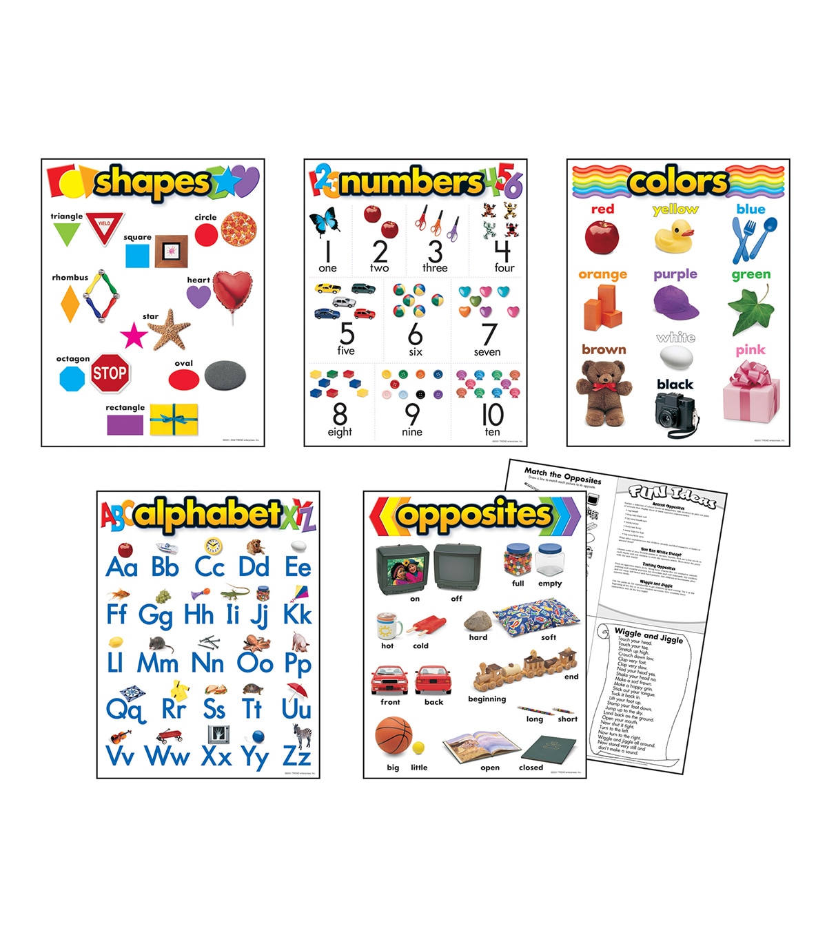 Kindergarten Basic Skills Learning Chart