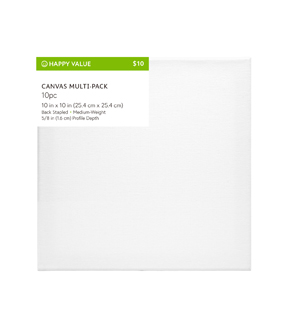 canvas 10x10 super value 10pk joann