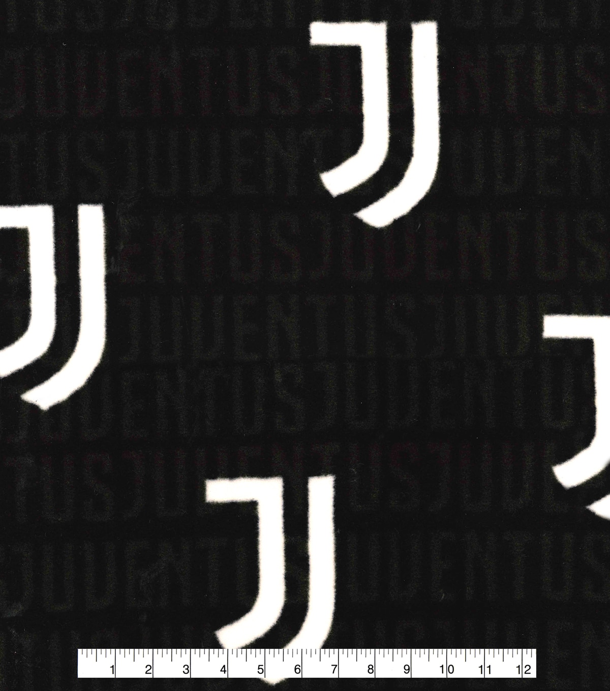 Juventus Football Club Fleece Fabric Logo