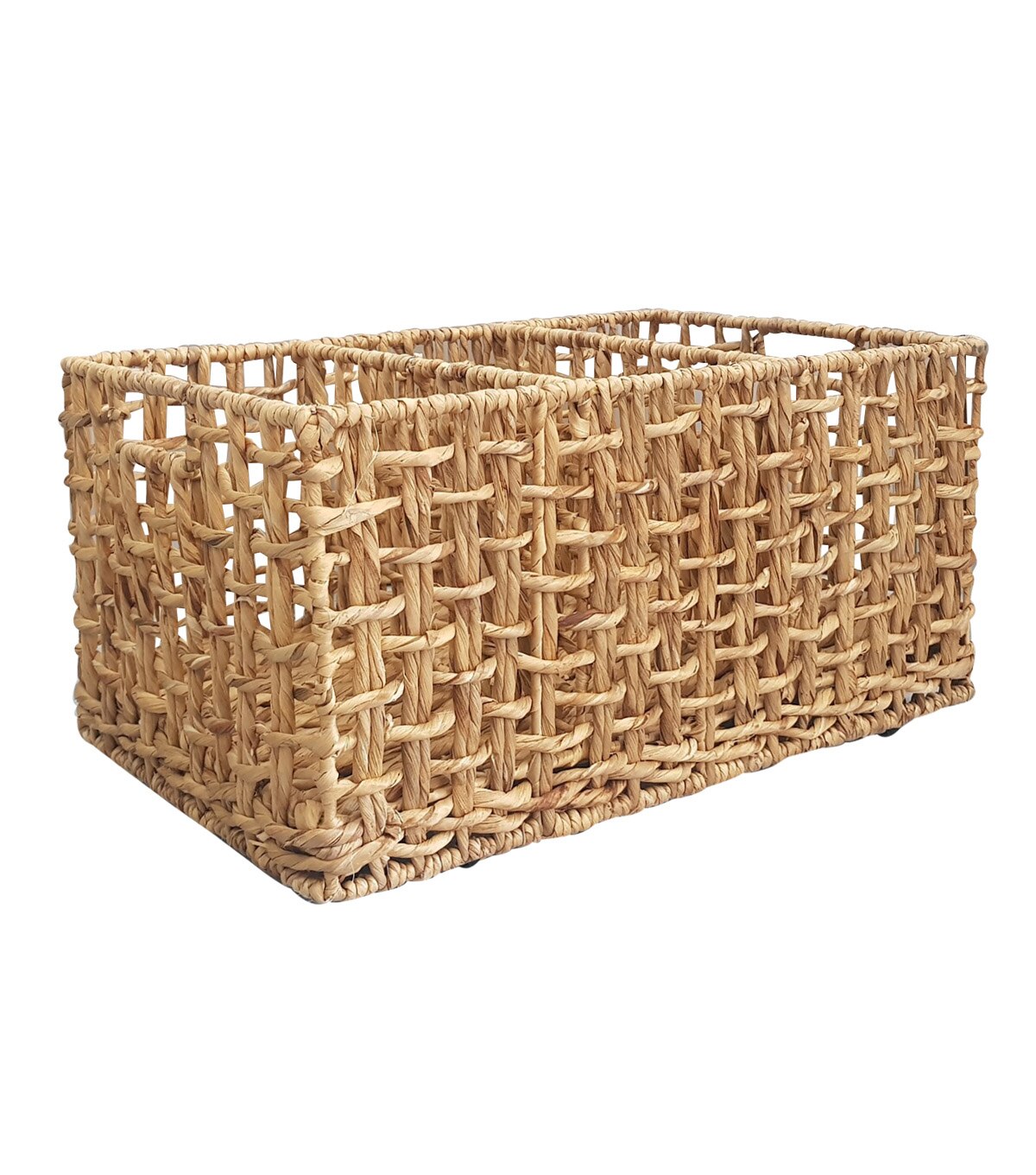 20 x 14 Black Wire Basket With Wheels by Hudson 43
