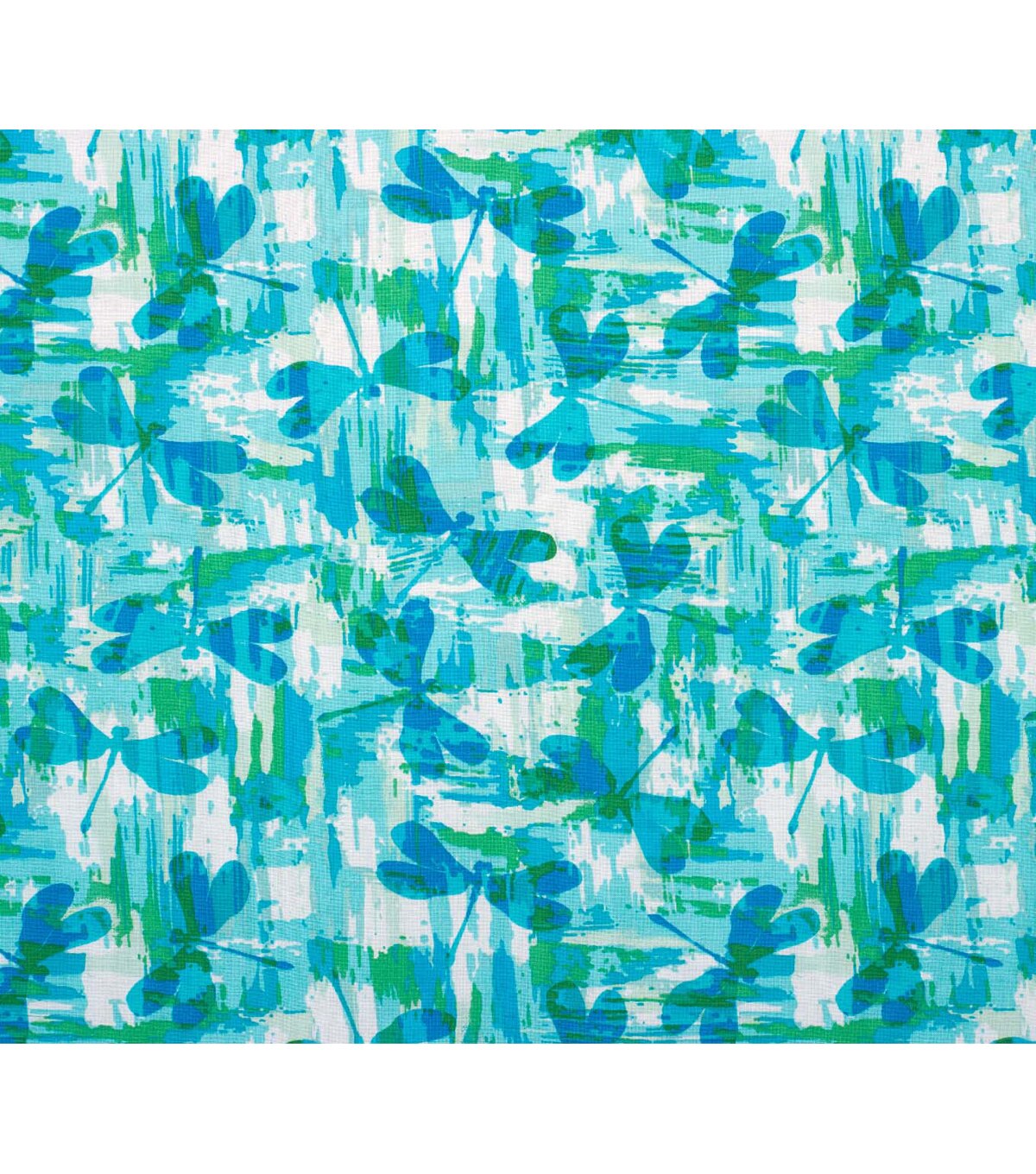 Keepsake Calico Cotton Fabric Blue Green Dragonflies | JOANN