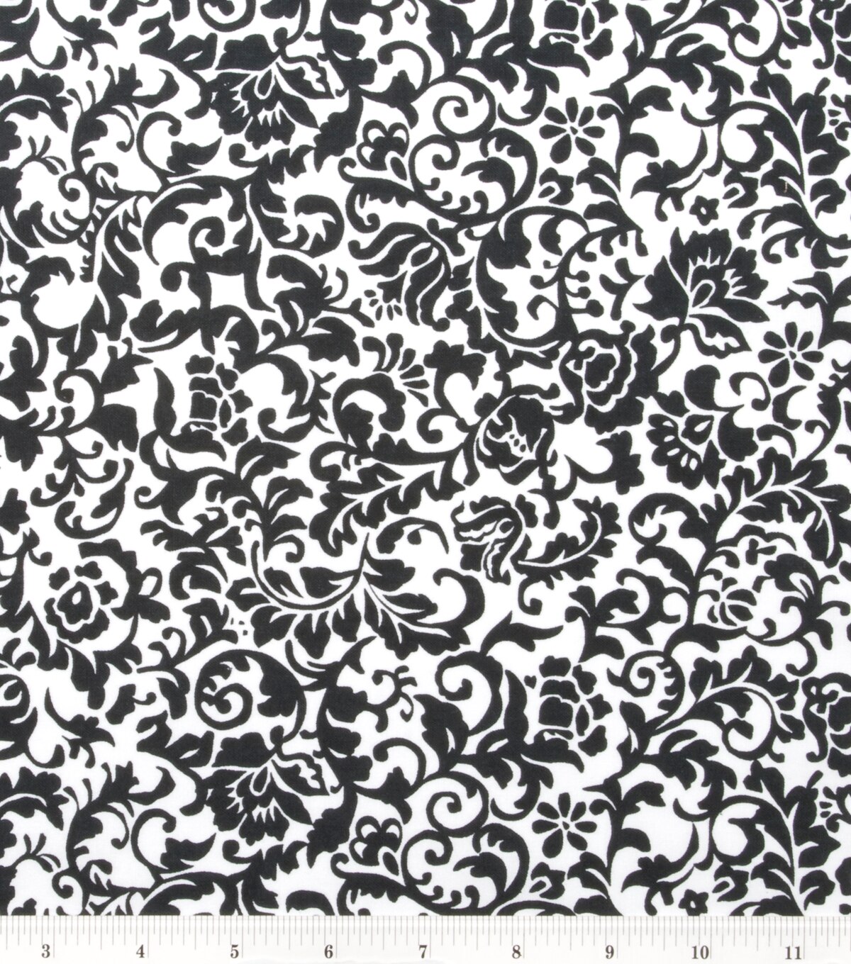 Keepsake Calico Cotton Fabric 43 Black Scroll Damask Joann