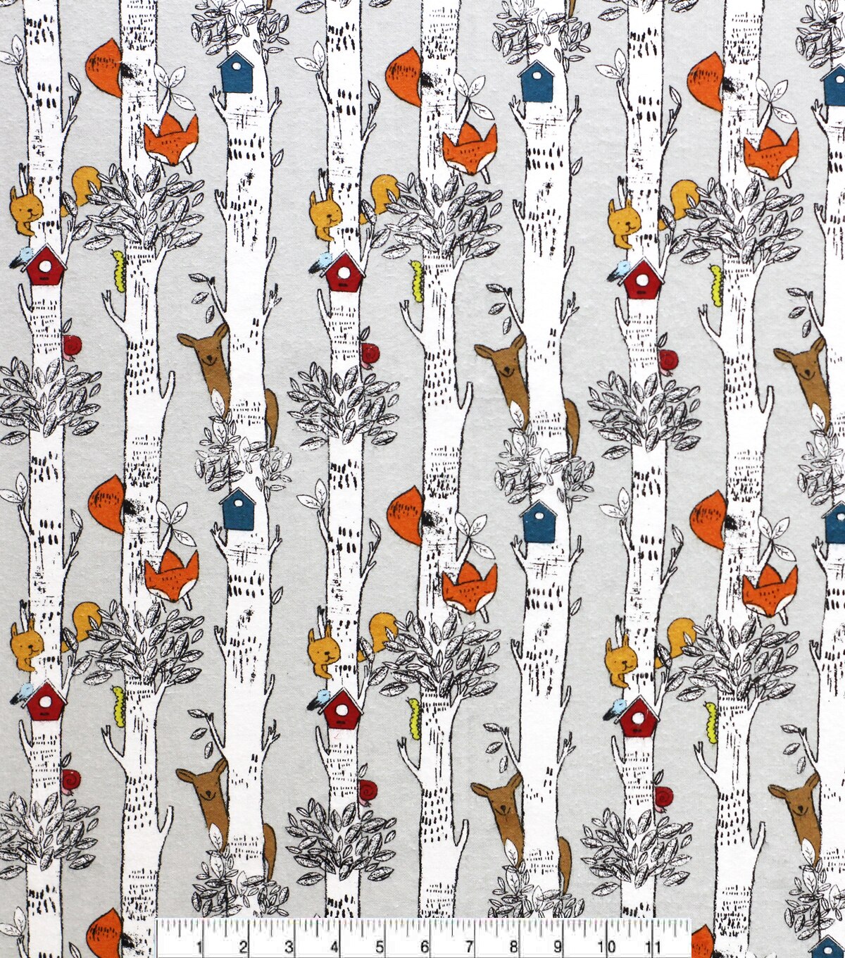 Animals In Birch Super Snuggle Flannel Fabric | JOANN