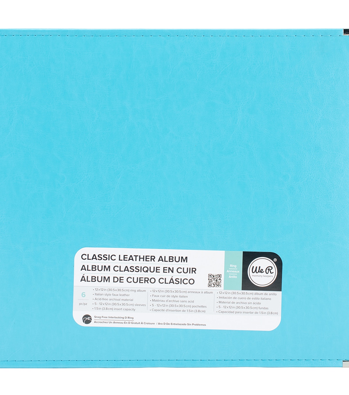 8.5 x 11-inch Classic Leather 3-Ring Album by 