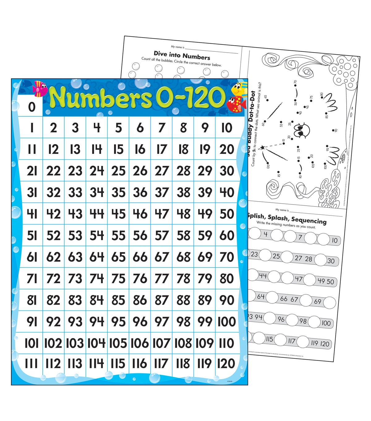 0 120 Number Chart