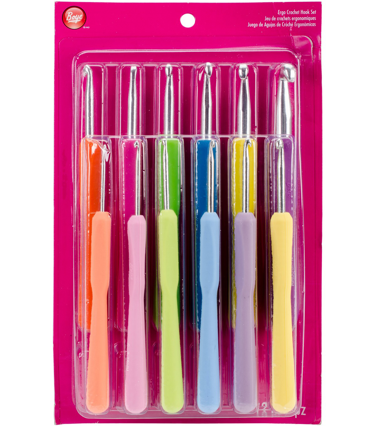 SET OF 5 DOUBLE POINTS 4.25 MM DOUBLE POINT KNITTING NEEDLES BOYE SIZE 6