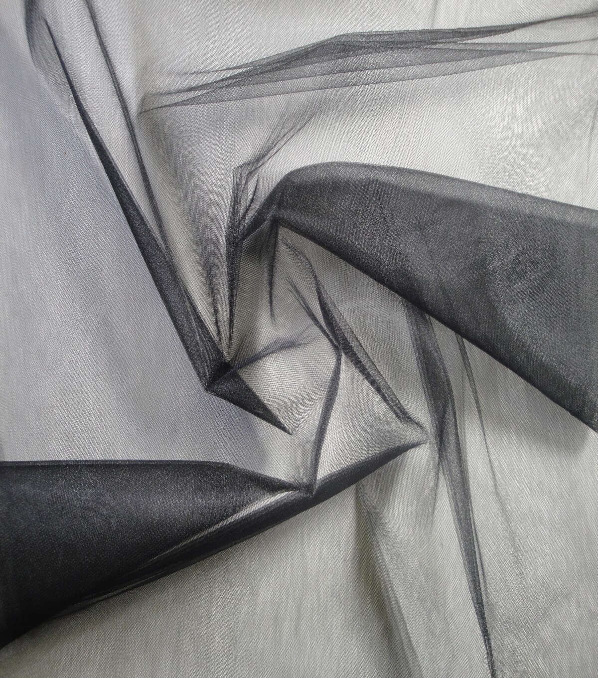 Netting Shiny Tulle Fabric 108'' Black | JOANN