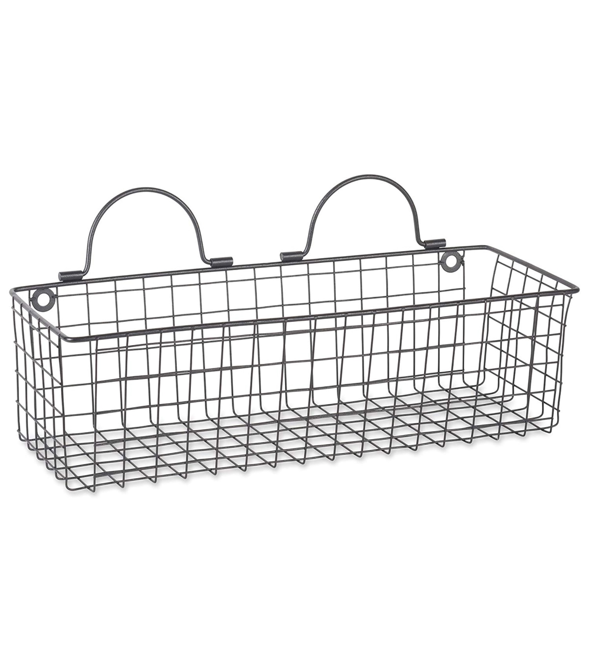 wire basket shelf wall mount