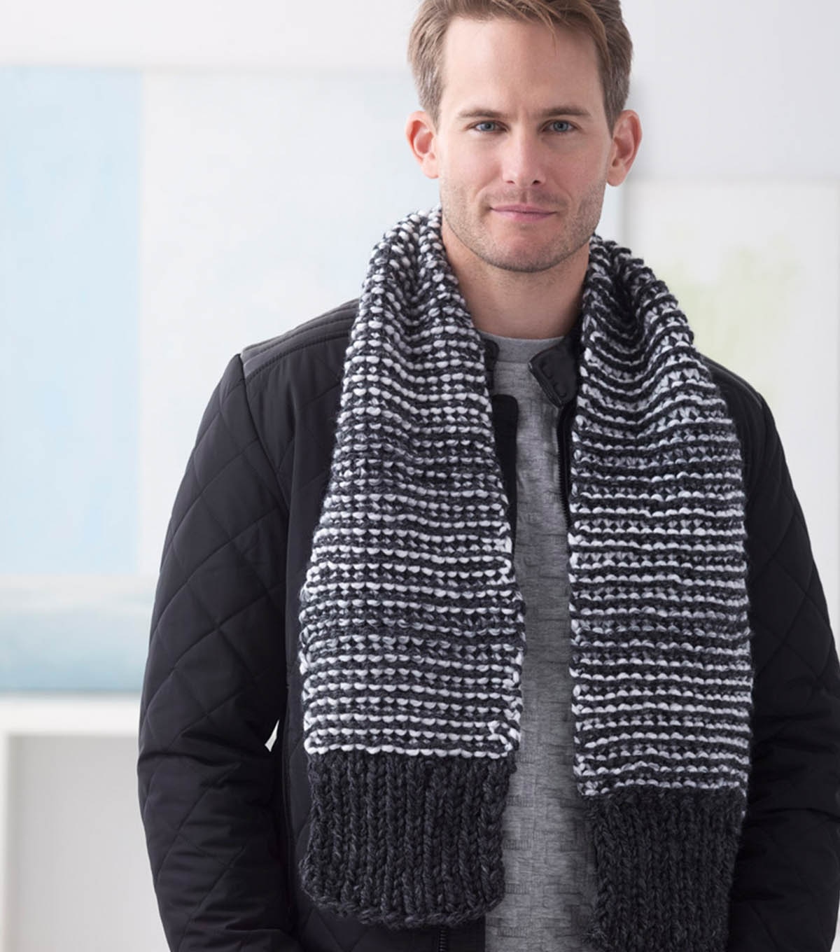 How To Make A Wool-Ease Thick & Quick Twilington Scarf | JOANN