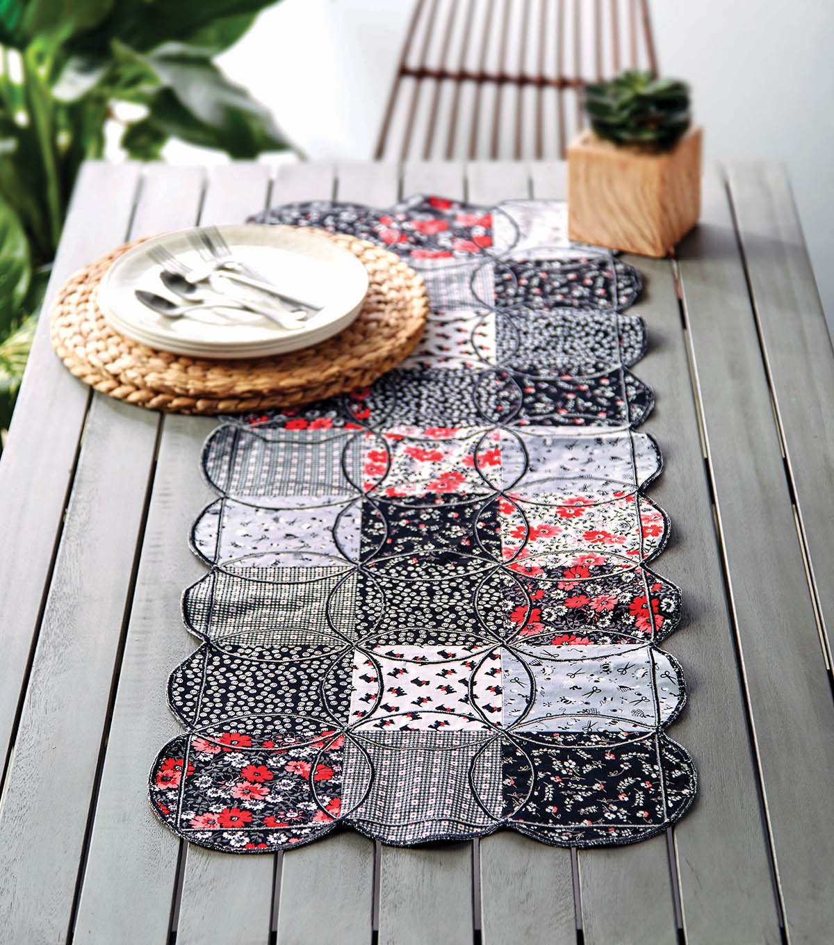 how to make a circle table runner joann