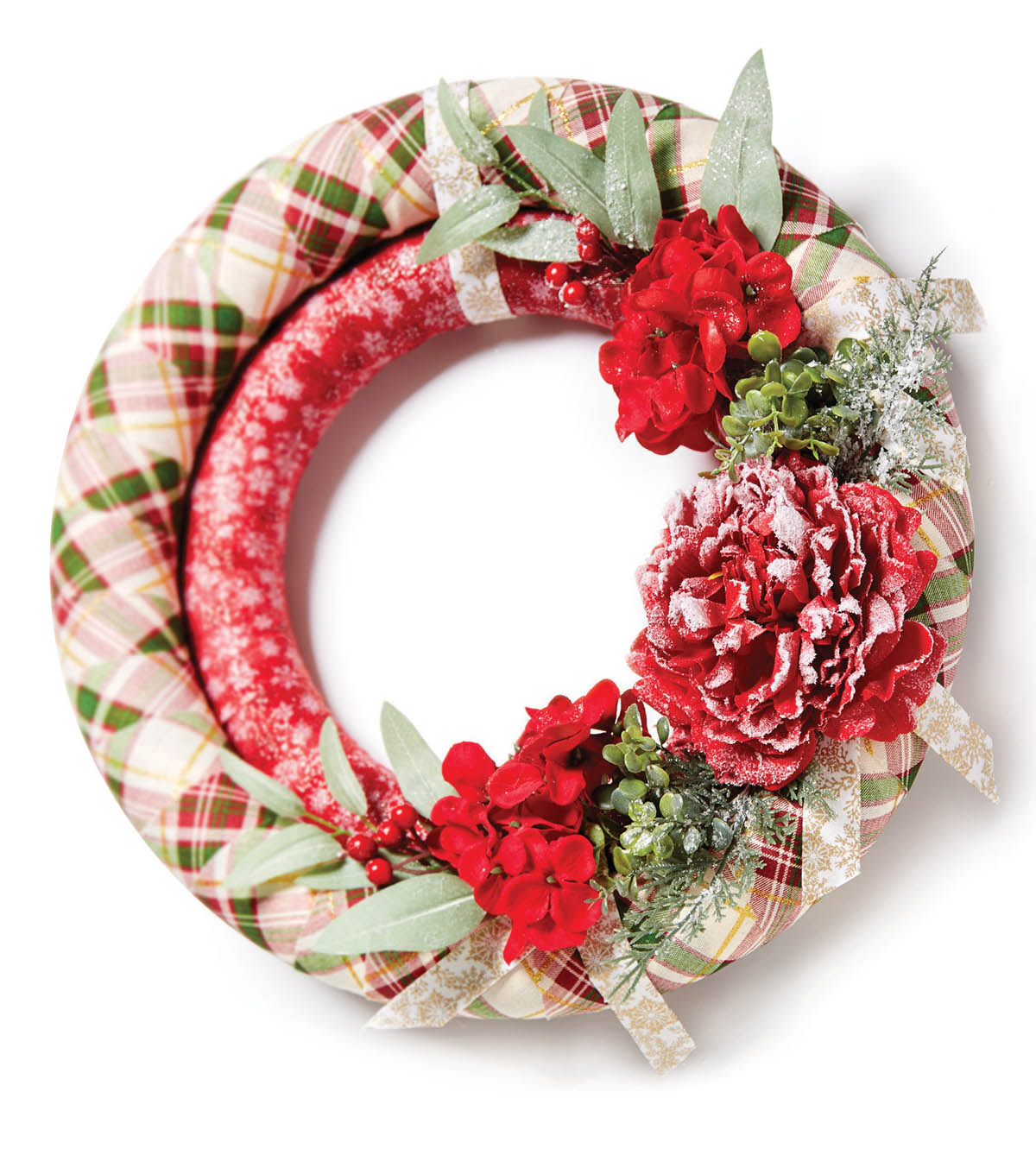 How To Make A Double Fabric Wrapped Wreath Joann