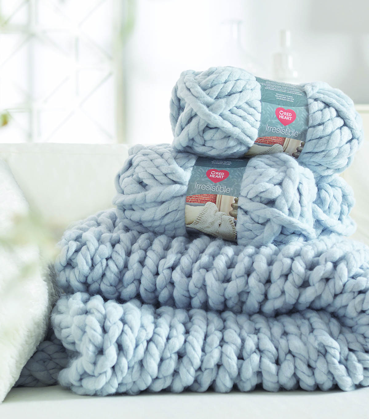 How To Make A No Needles Knit Blanket Joann How To Make A No Needles Knit Blanket Joann