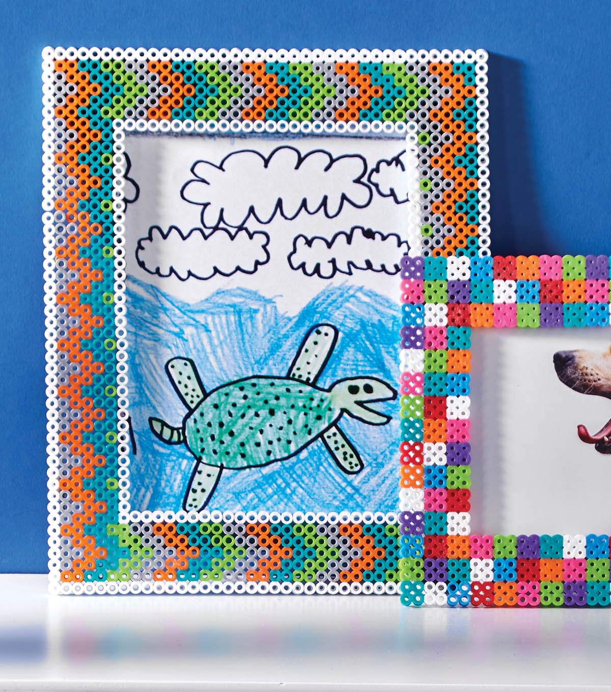 How To Make A Chevron 5x7 Perler Bead Photo Frame Joann How To Make A Chevron 5x7 Perler Bead Photo Frame