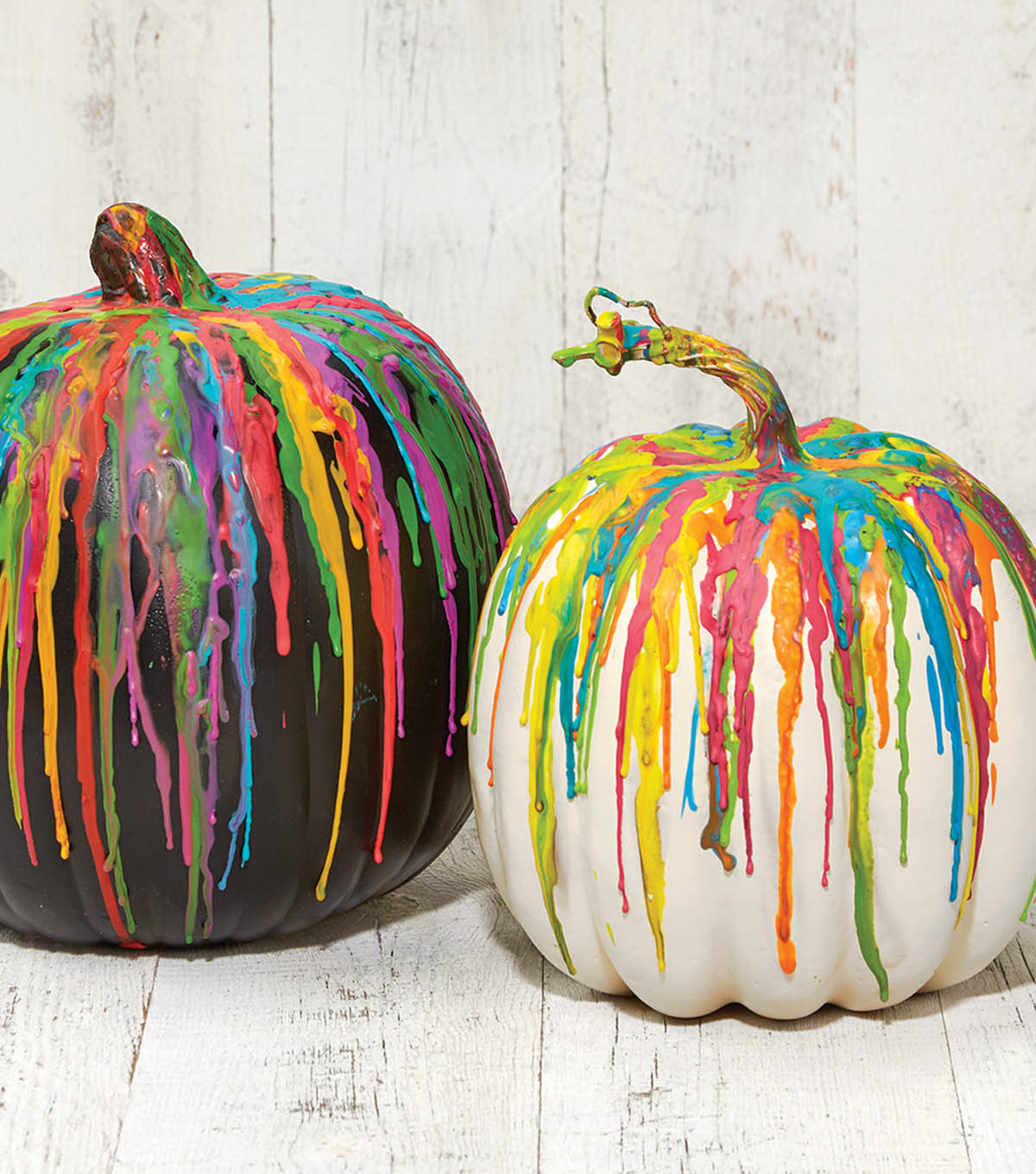 crayon dripped pumpkin joann