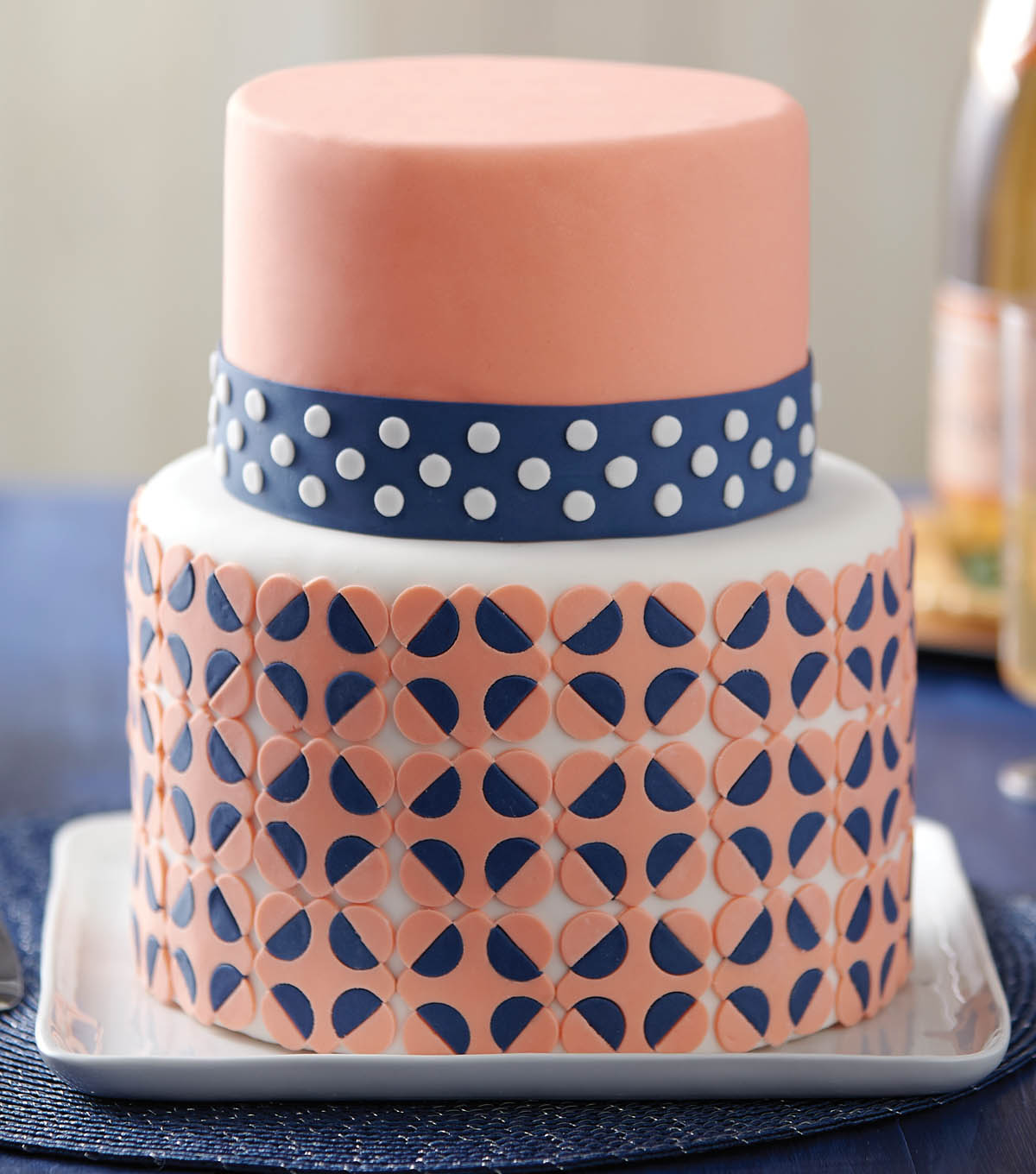 pretty patterned fondant cake how to sheet joann fondant sheets