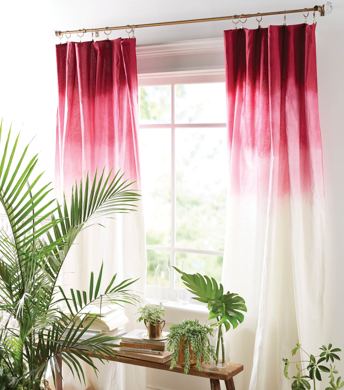How To Make Ombre Curtains Diy Joann Ombre Curtains