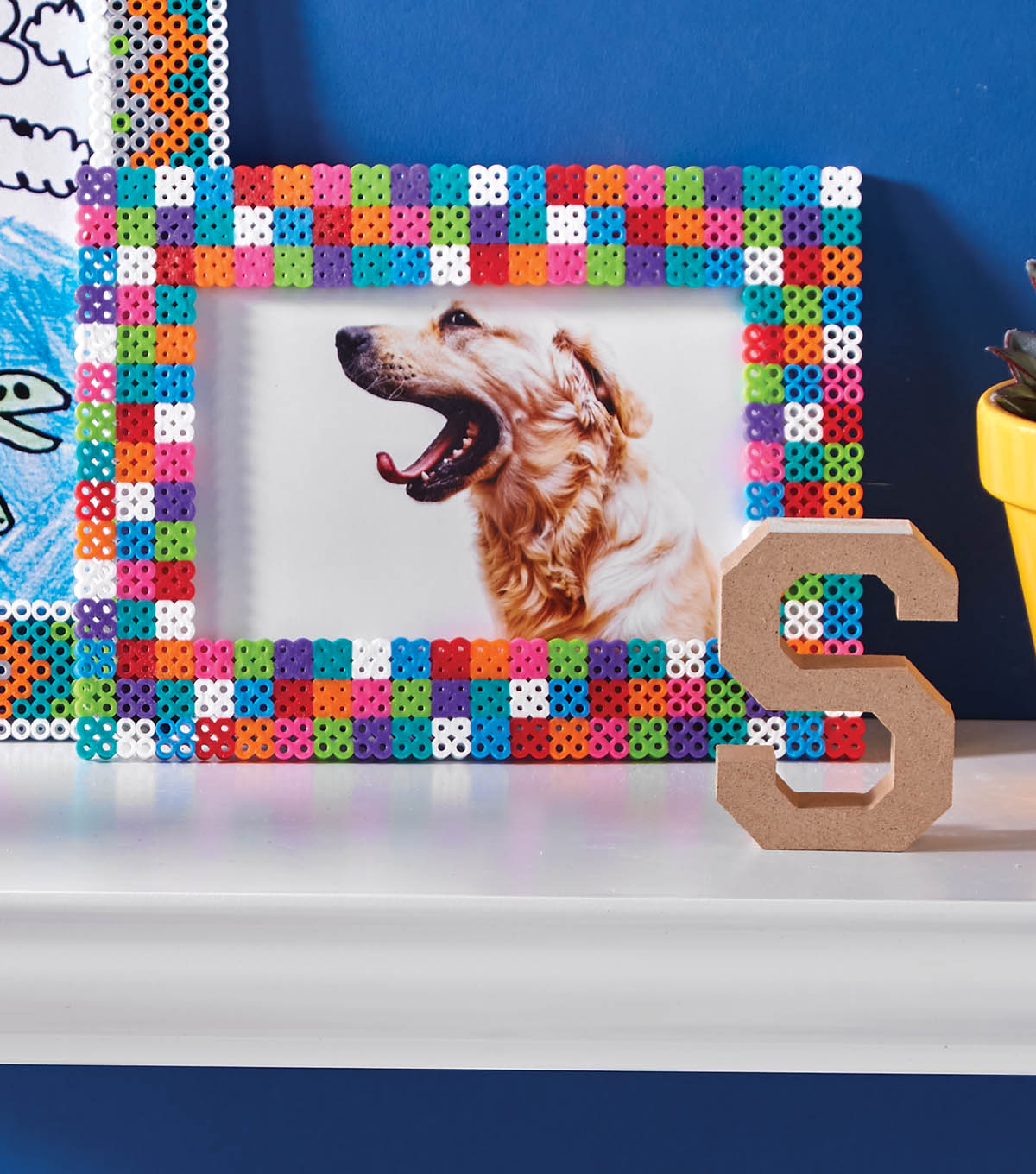 How To Make Color Block 4x6 Perler Bead Photo Frame Joann By Joann
