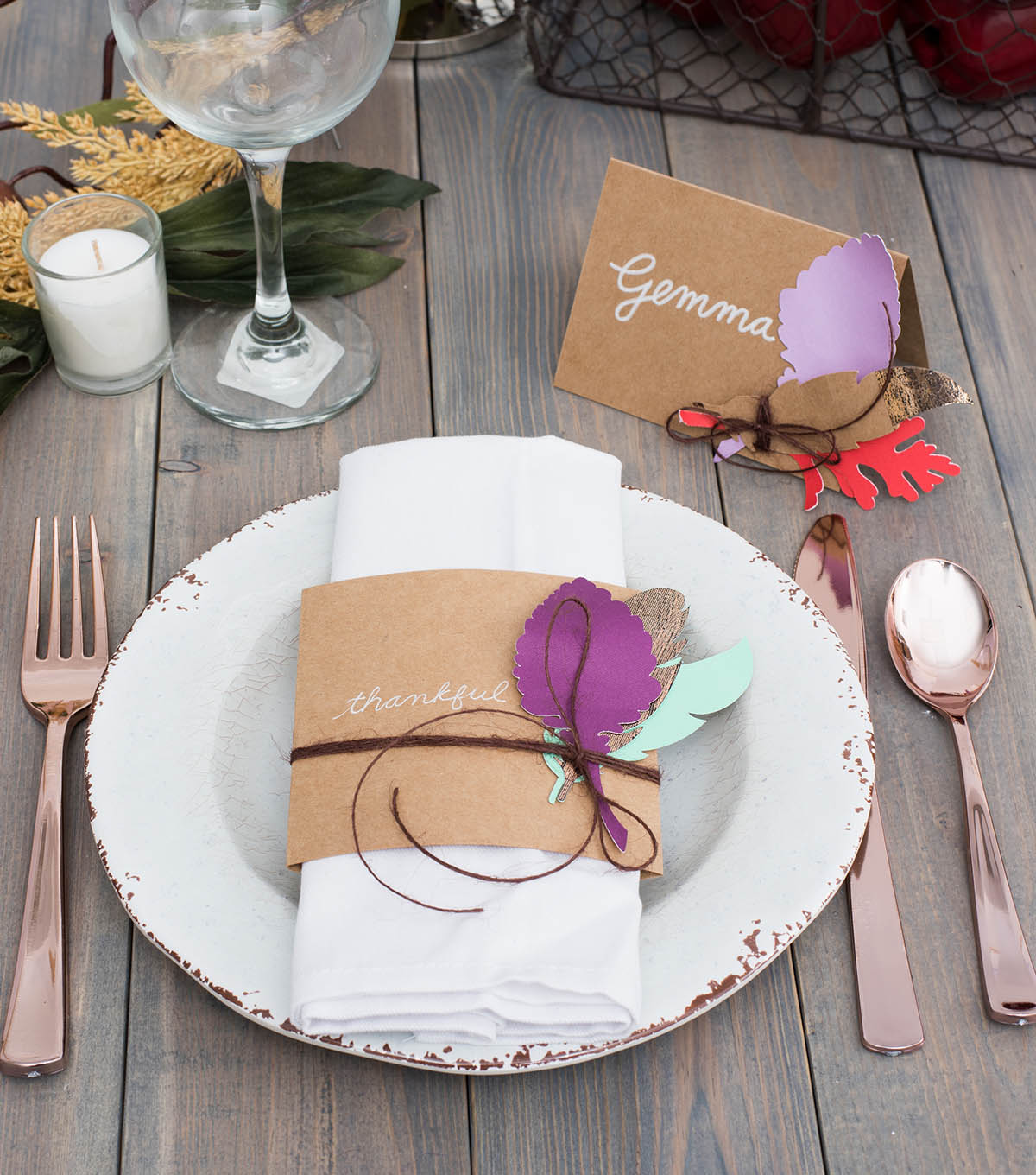 how to make thanksgiving dinner place cards joann food placecards